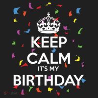 Keep Calm It s My Birthday Golf Towel thumb 3