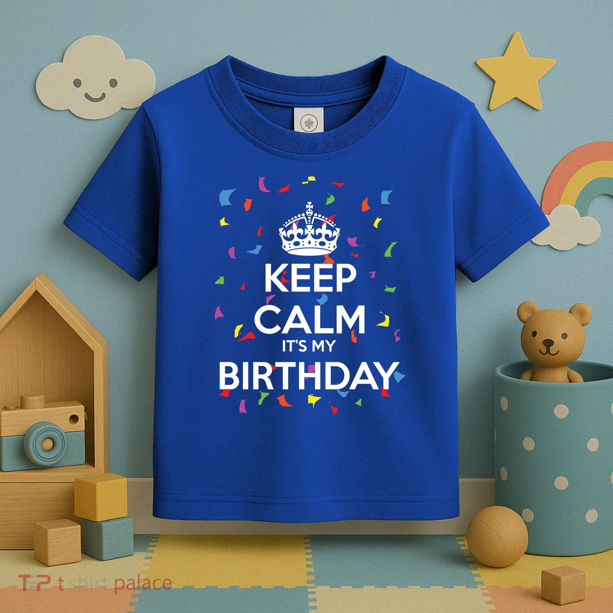 Keep Calm It s My Birthday Toddler T-Shirt