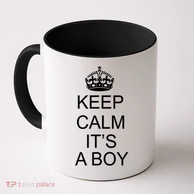 Keep Calm It's A Boy Coffee Mug