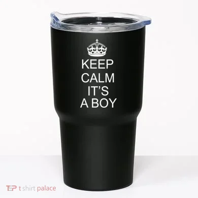 Keep Calm It's A Boy Tumbler