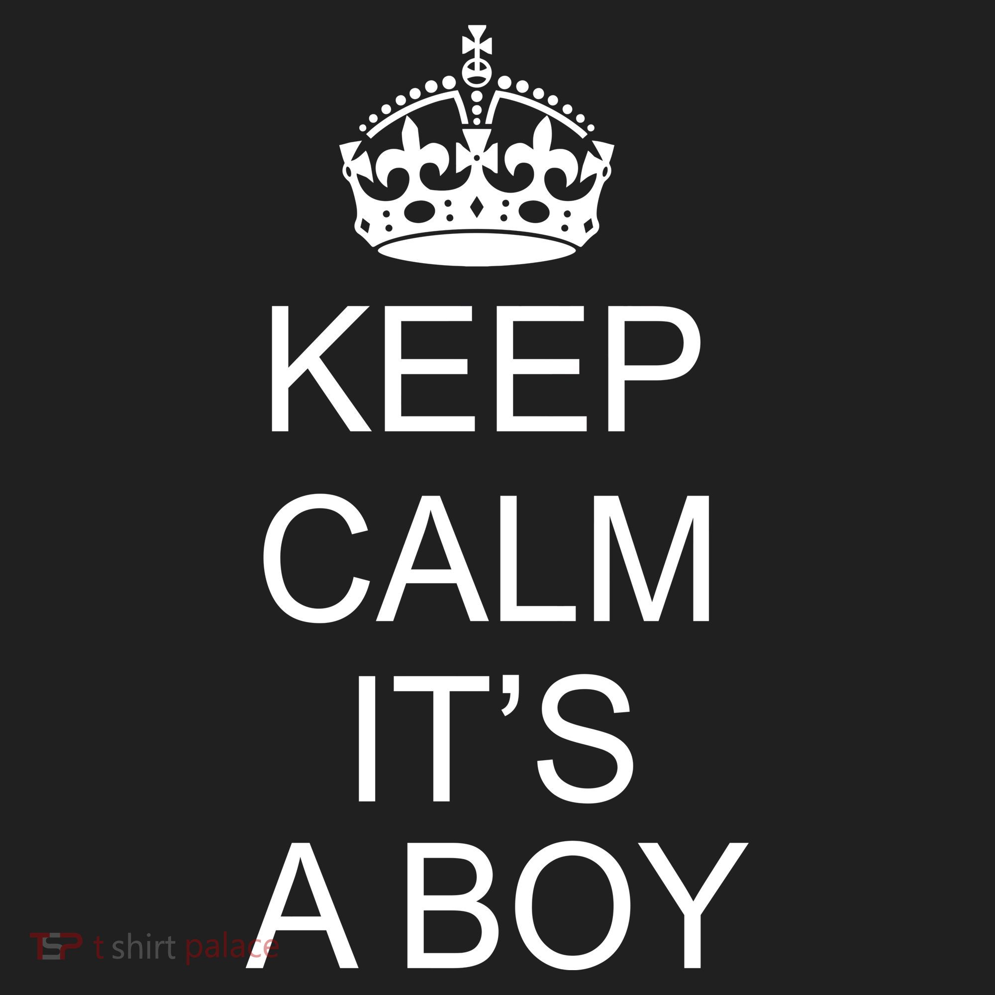 Keep Calm It's A Boy Tumbler