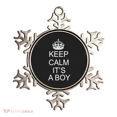 Keep Calm It's A Boy Ornament