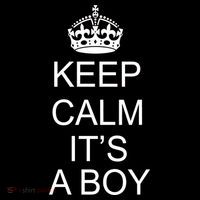 Keep Calm It's A Boy Ornament thumb 1