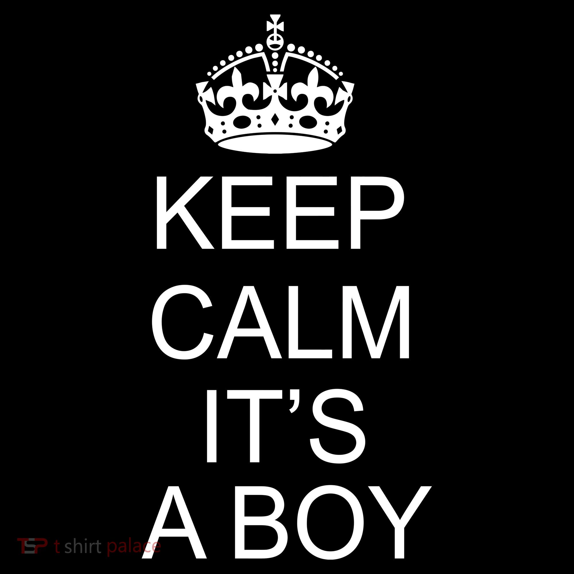 Keep Calm It's A Boy Ornament