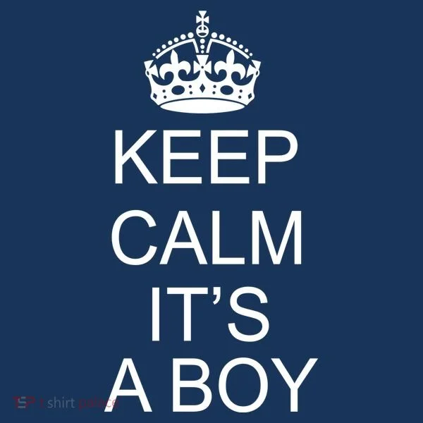 Keep Calm It's A Boy Doggie Tank