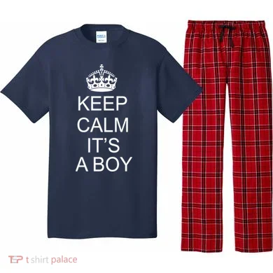 Keep Calm It's A Boy Pajama Set
