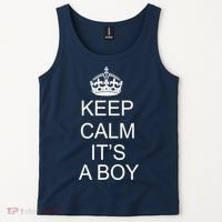 Keep Calm It's A Boy Tank Top thumb 2
