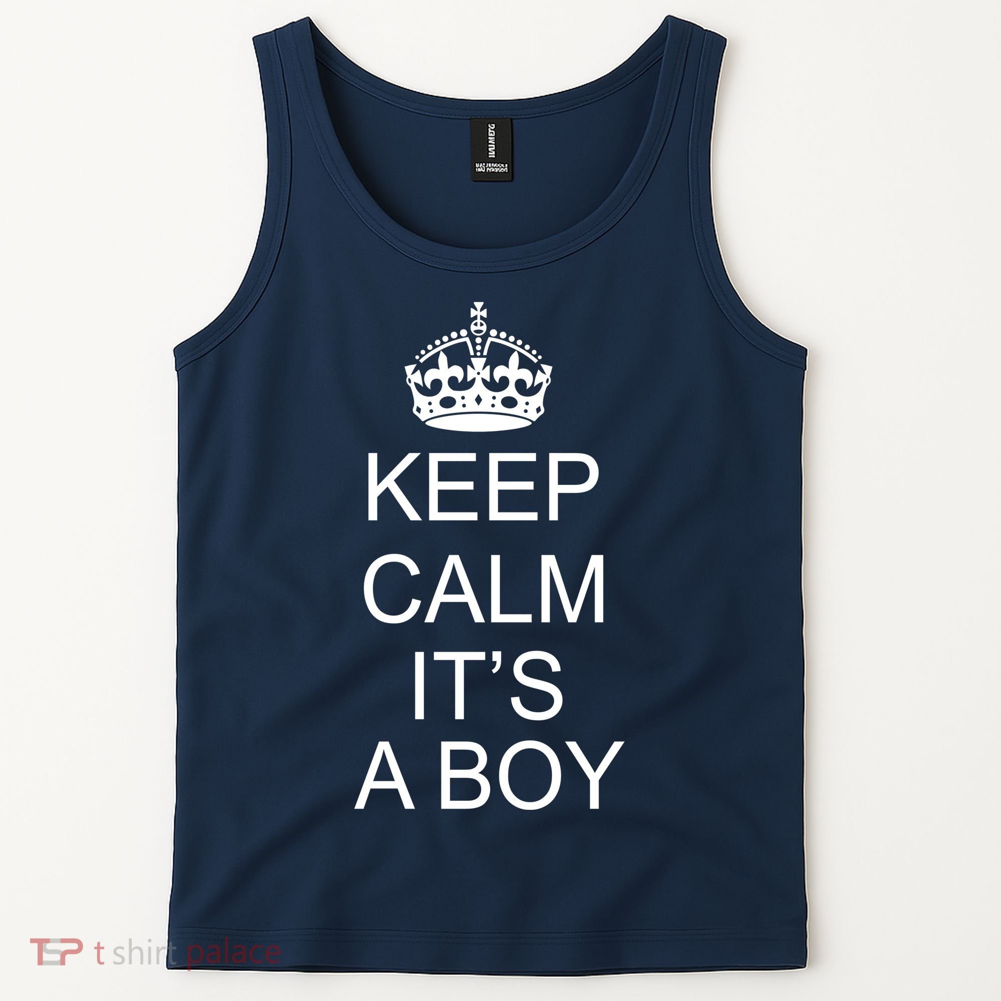Keep Calm It's A Boy Tank Top