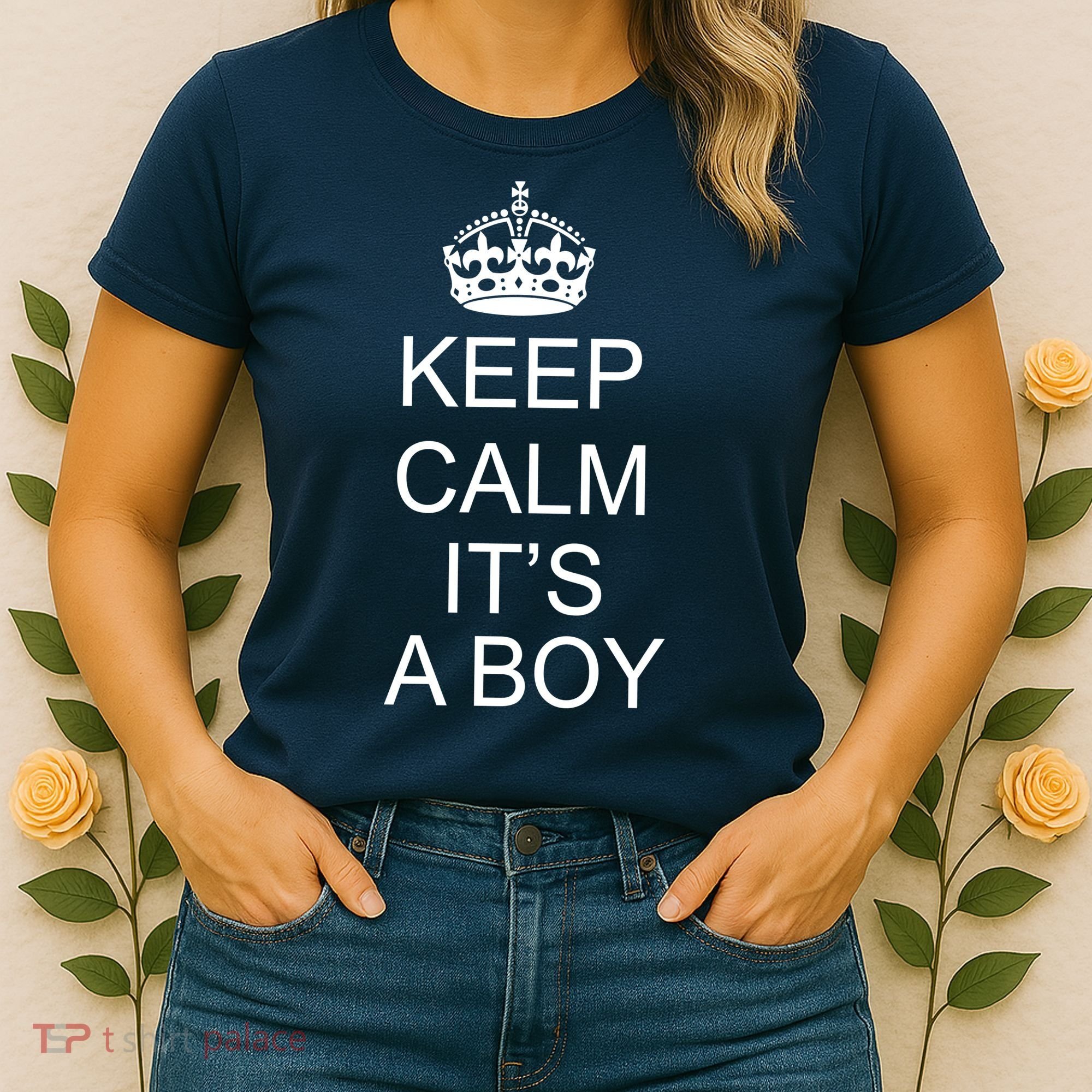Keep Calm It's A Boy Women's T-Shirt