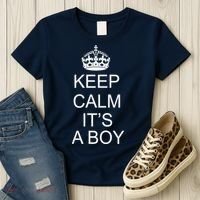 Keep Calm It's A Boy Women's T-Shirt thumb 3