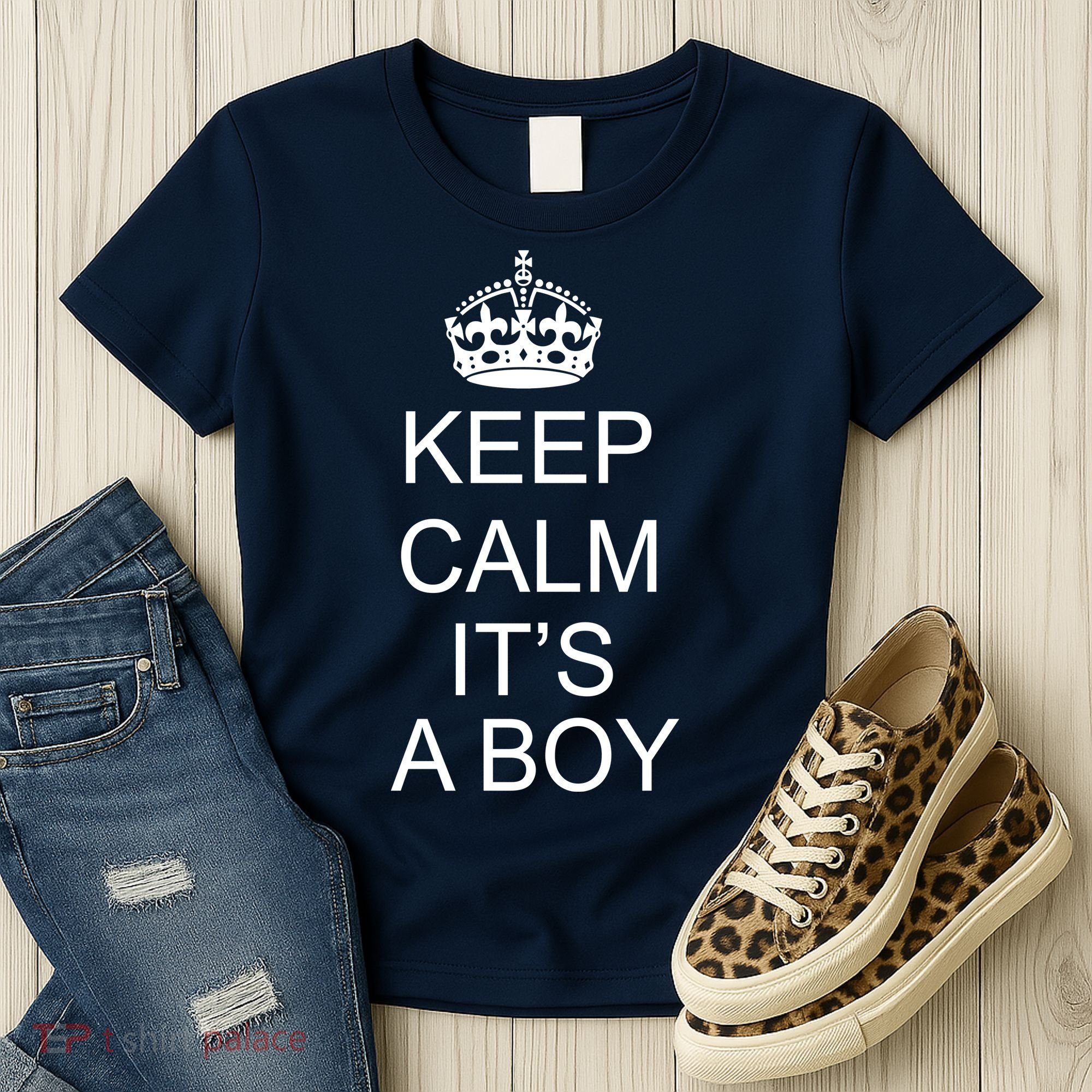 Keep Calm It's A Boy Women's T-Shirt