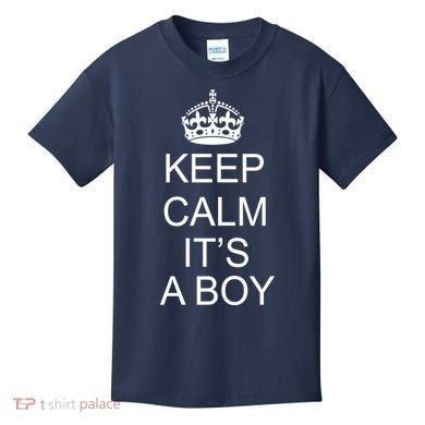 Keep Calm It's A Boy Kids T-Shirt
