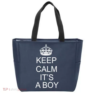 Keep Calm It's A Boy Tote Bag