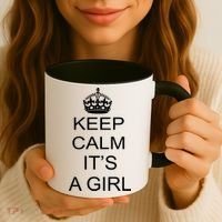 Keep Calm It's A Girl Coffee Mug thumb 3