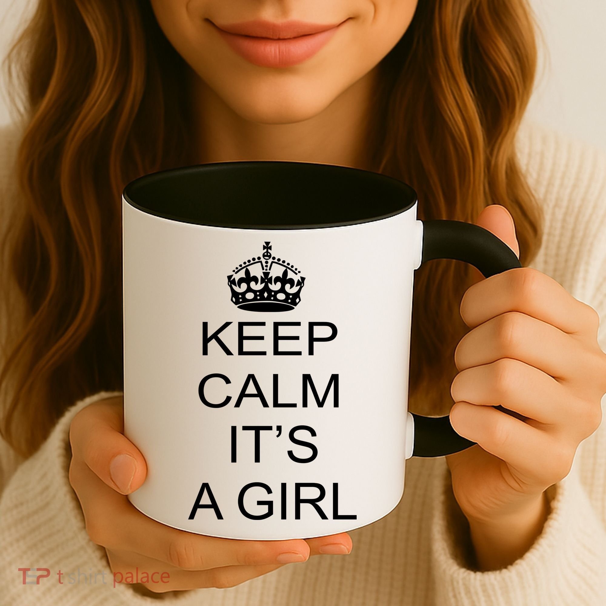 Keep Calm It's A Girl Coffee Mug