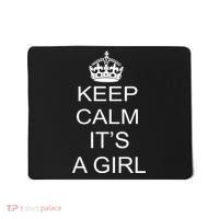 Keep Calm It's A Girl Mousepad thumb 0