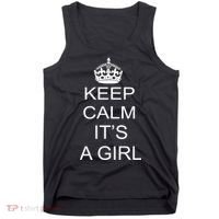 Keep Calm It's A Girl Tank Top thumb 0
