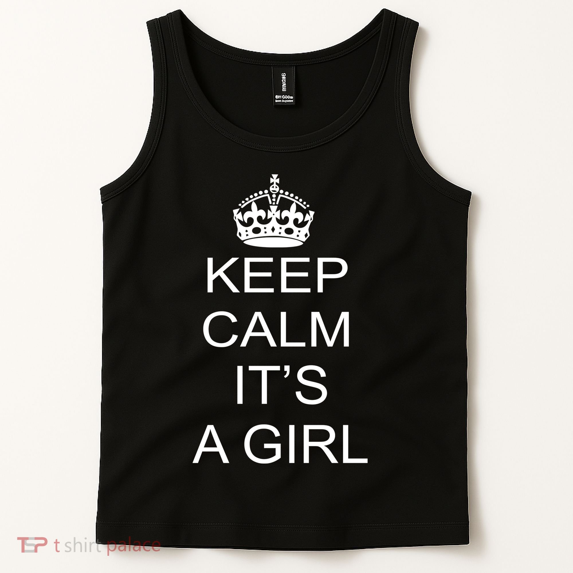 Keep Calm It's A Girl Tank Top