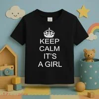 Keep Calm It's A Girl Toddler T-Shirt thumb 3
