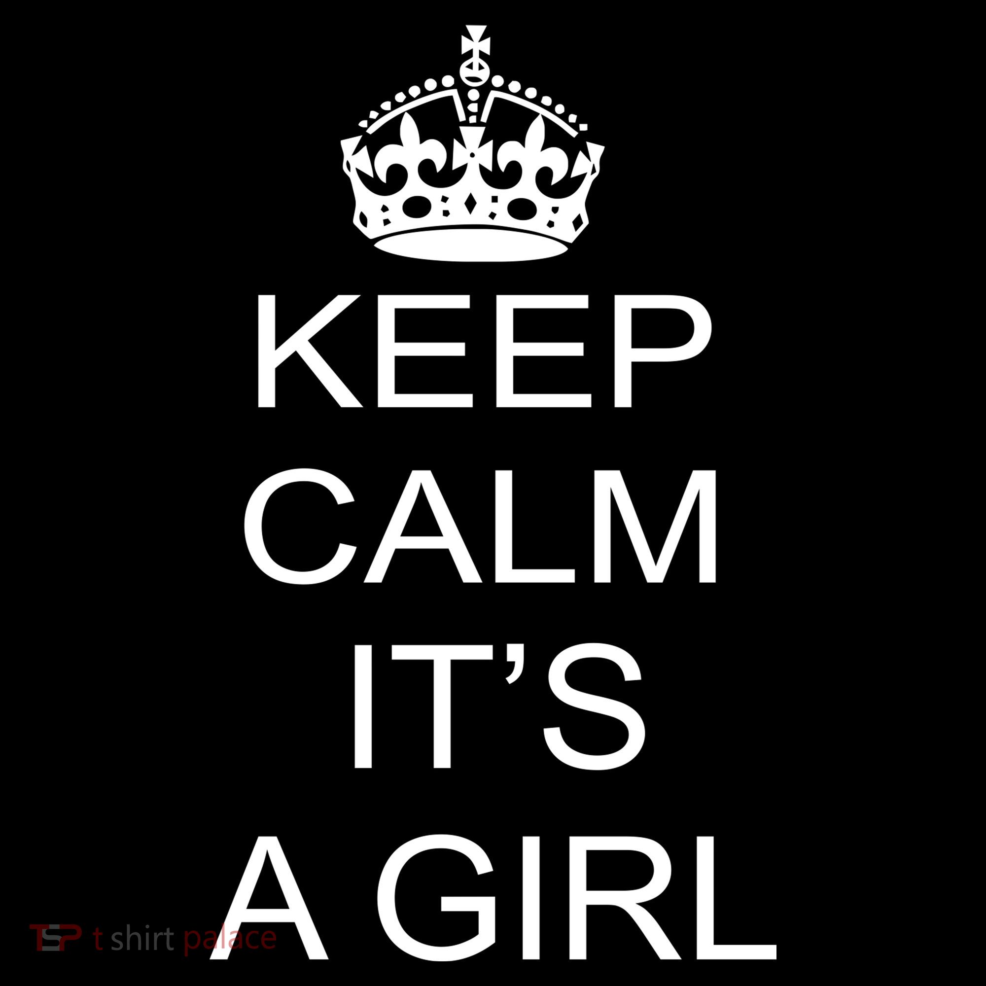 Keep Calm It's A Girl Women's Long Sleeve Shirt