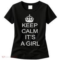 Keep Calm It's A Girl Women's T-Shirt thumb 0