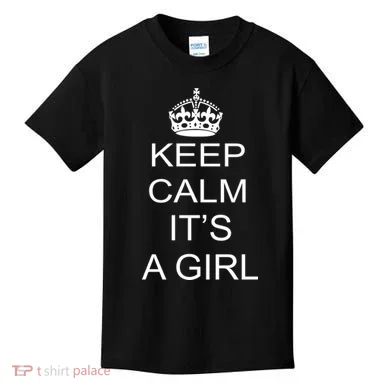 Keep Calm It's A Girl Kids T-Shirt