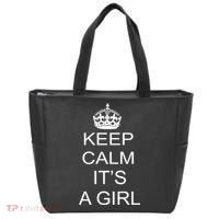 Keep Calm It's A Girl Tote Bag thumb 0