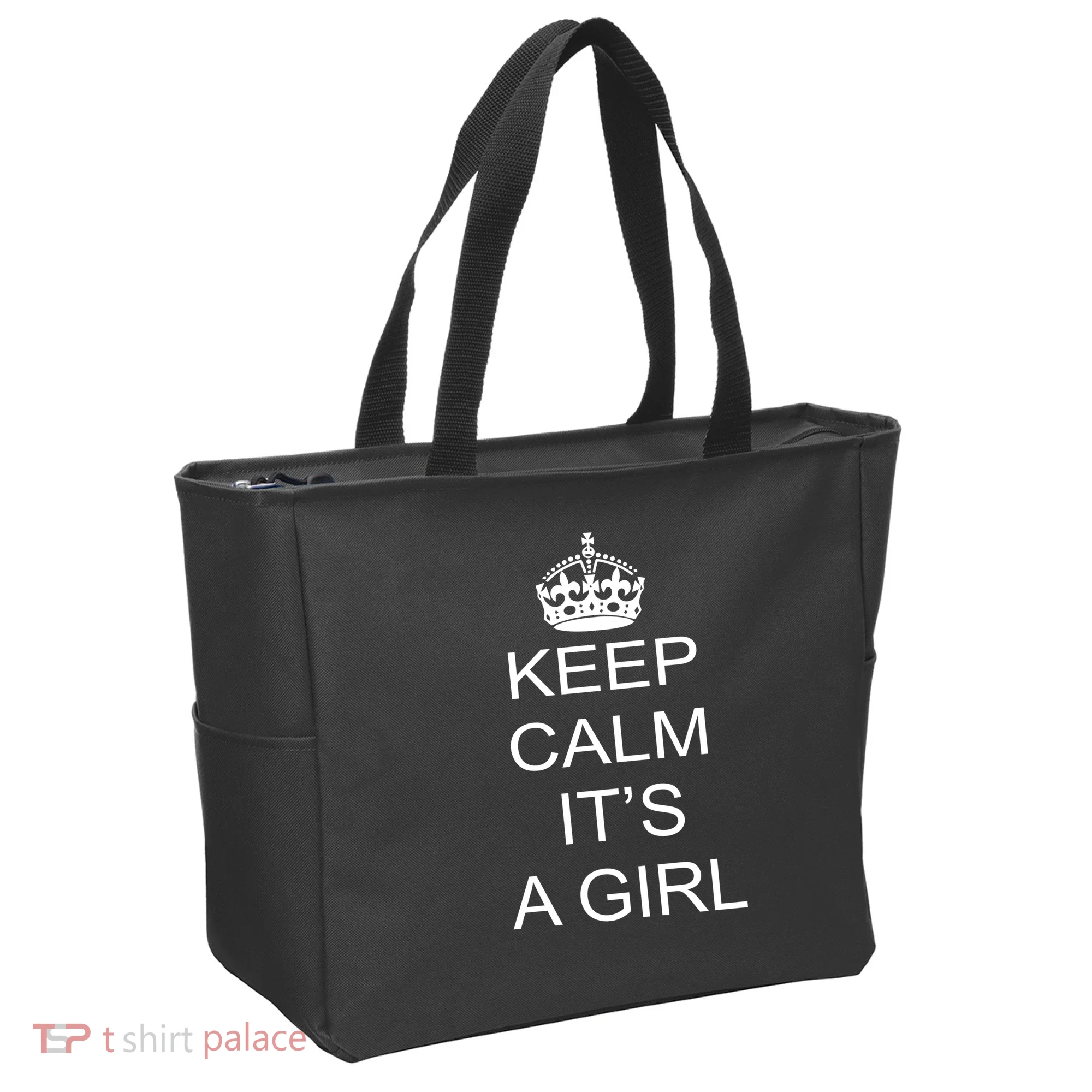 Keep Calm It's A Girl Tote Bag