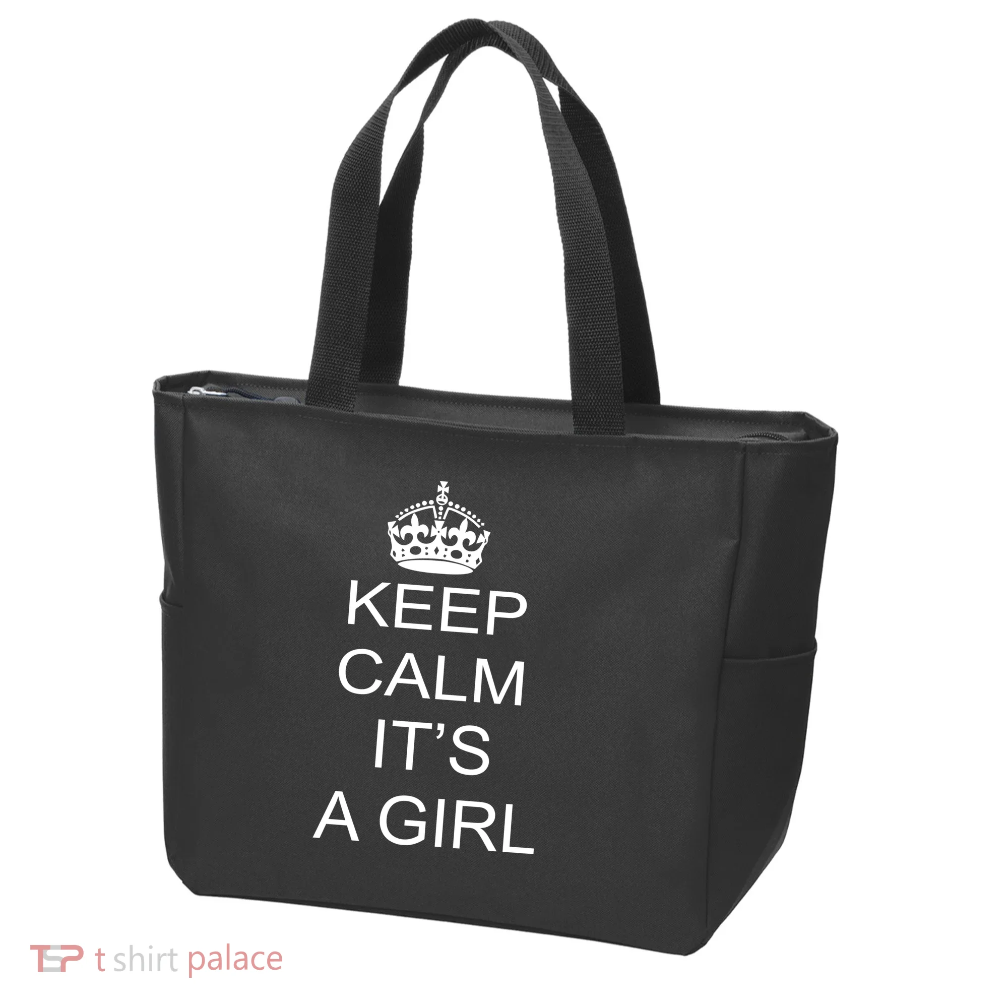 Keep Calm It's A Girl Tote Bag