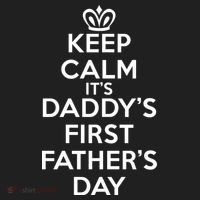 Keep Calm It's My Daddy's First Father's Day Tumbler thumb 3
