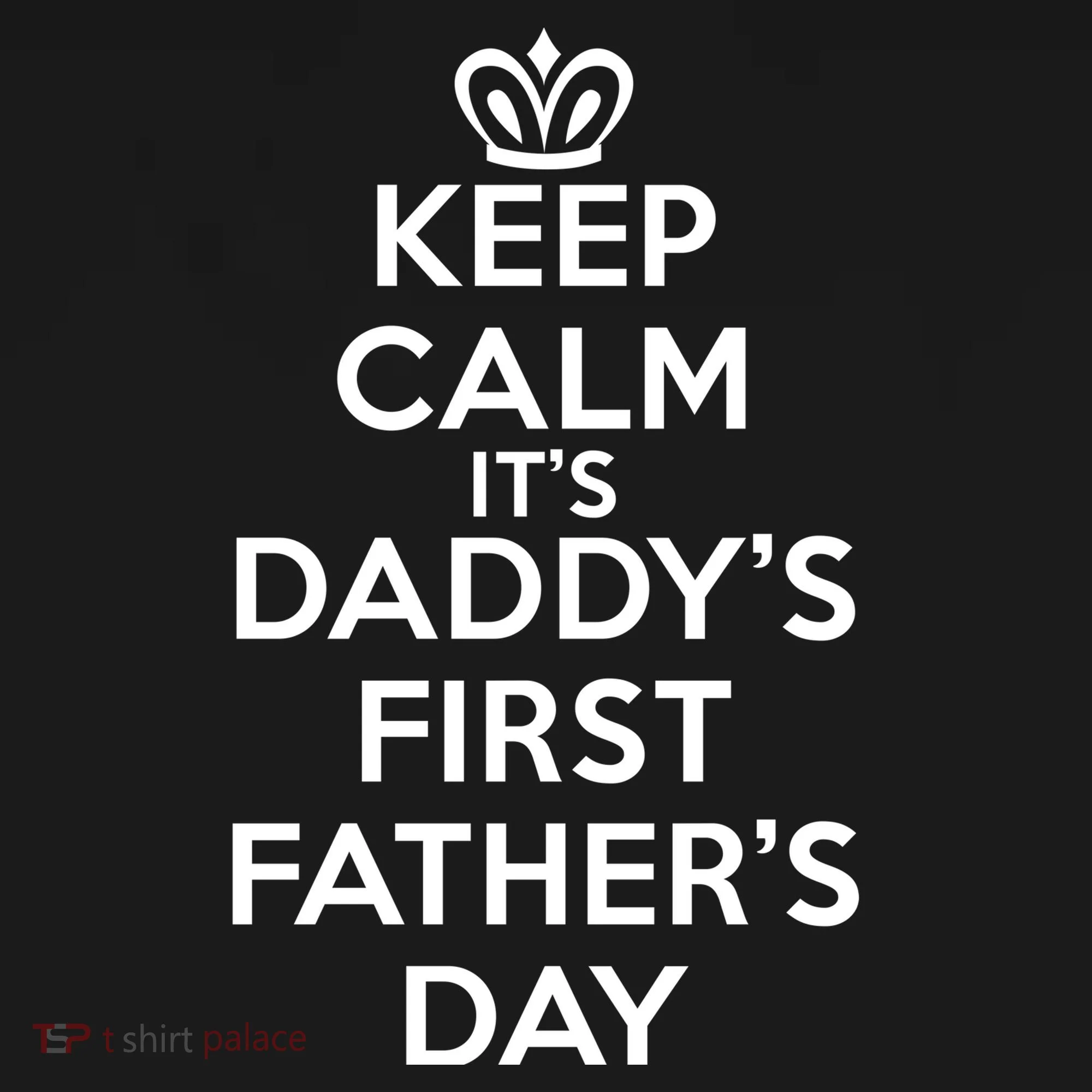 Keep Calm It's My Daddy's First Father's Day Ornament