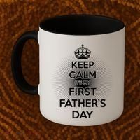 Keep Calm It's My First Father's Day Coffee Mug thumb 2