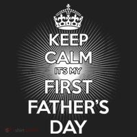 Keep Calm It's My First Father's Day Tumbler thumb 3