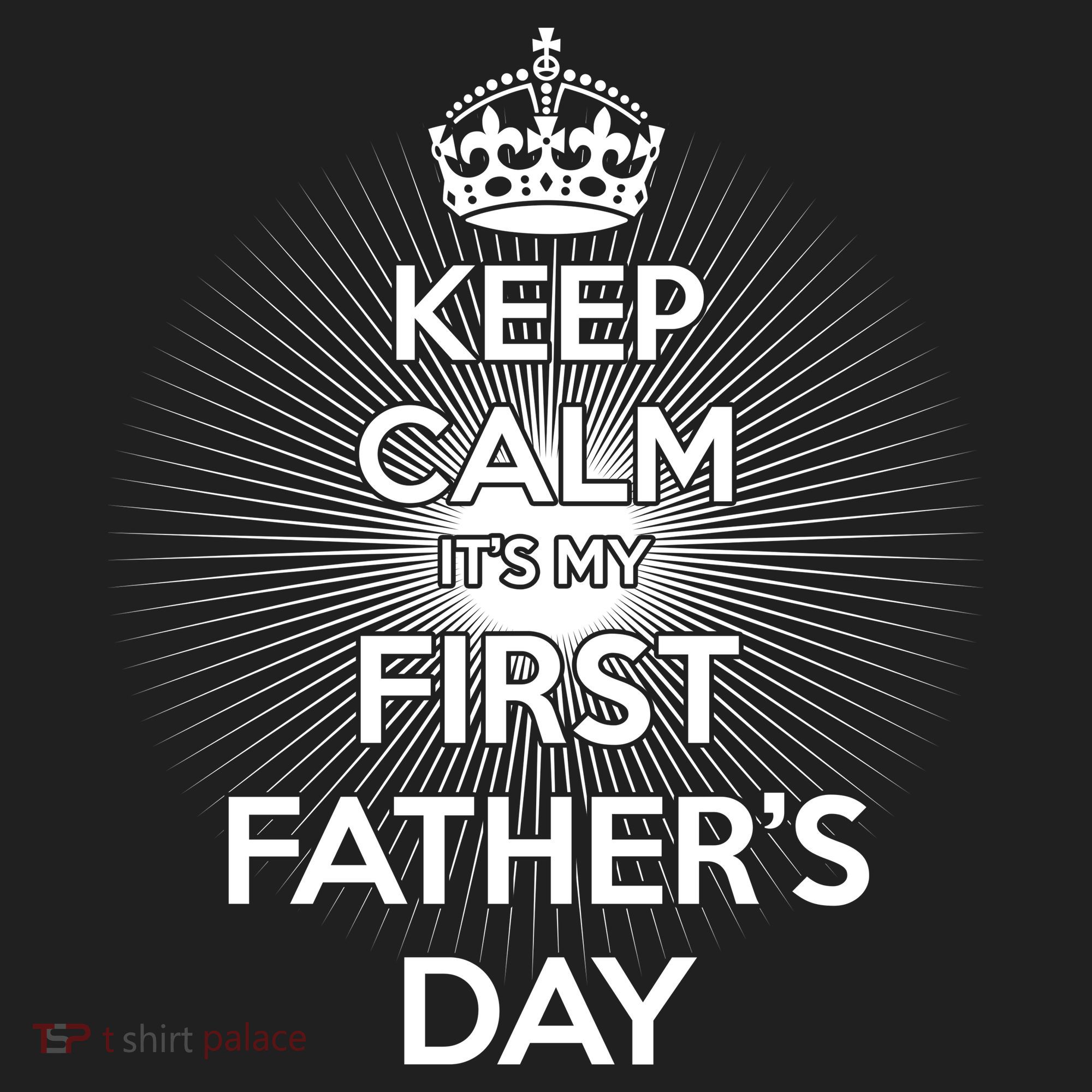 Keep Calm It's My First Father's Day Tumbler