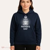Keep Calm It's My First Father's Day Hoodie thumb 5