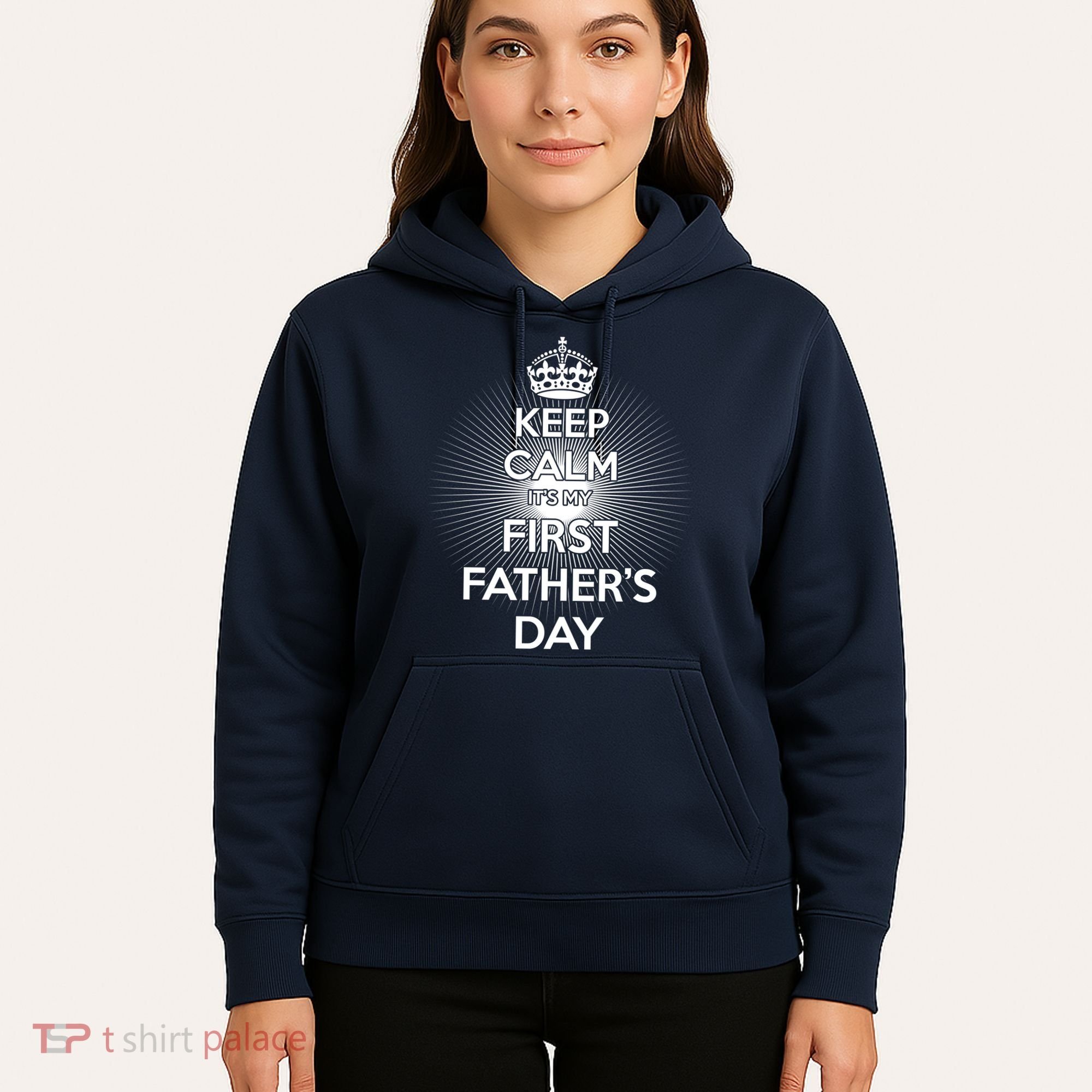 Keep Calm It's My First Father's Day Hoodie