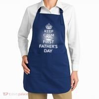 Keep Calm It's My First Father's Day Apron thumb 2