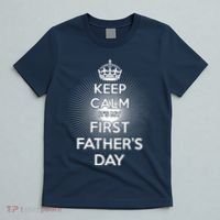 Keep Calm It's My First Father's Day T-Shirt thumb 5