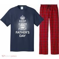 Keep Calm It's My First Father's Day Pajama Set thumb 0