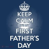 Keep Calm It's My First Father's Day Toddler T-Shirt thumb 4