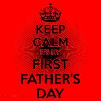 Keep Calm It's My First Father's Day Santa Hat thumb 1