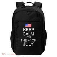 Keep Calm It's The 4th of July USA Flag Backpack thumb 0