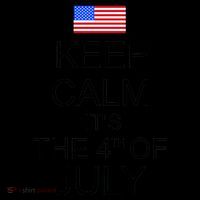 Keep Calm It's The 4th of July USA Flag Coffee Mug thumb 5