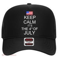 Keep Calm It's The 4th of July USA Flag Hat thumb 0