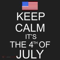 Keep Calm It's The 4th of July USA Flag Hat thumb 2