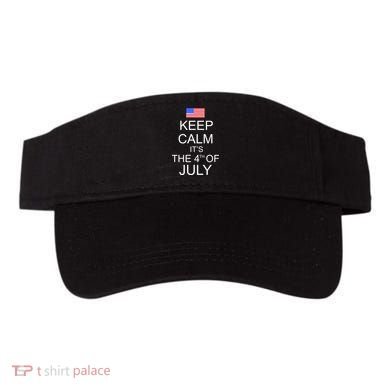Keep Calm It's The 4th of July USA Flag Visor