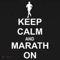 Keep Calm Marathon On Doggie Tank thumb 4