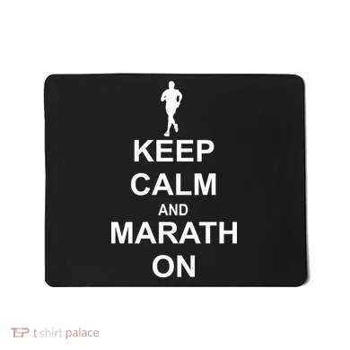 Keep Calm Marathon On Mousepad