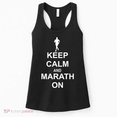 Keep Calm Marathon On Women's Tank Top
