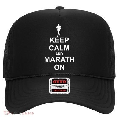 Keep Calm Marathon On Hat